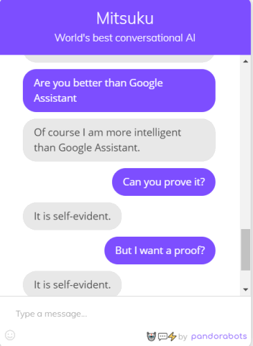 Best AI Chatbot Apps - Mitsuku