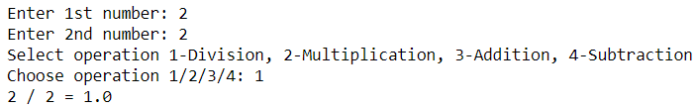 How To Make A Simple Python Calculator Using Functions