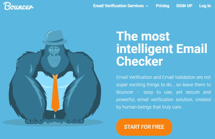 freemium email verification service - bouncer