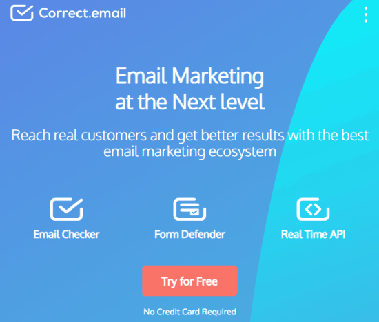 correct email - email list cleaning