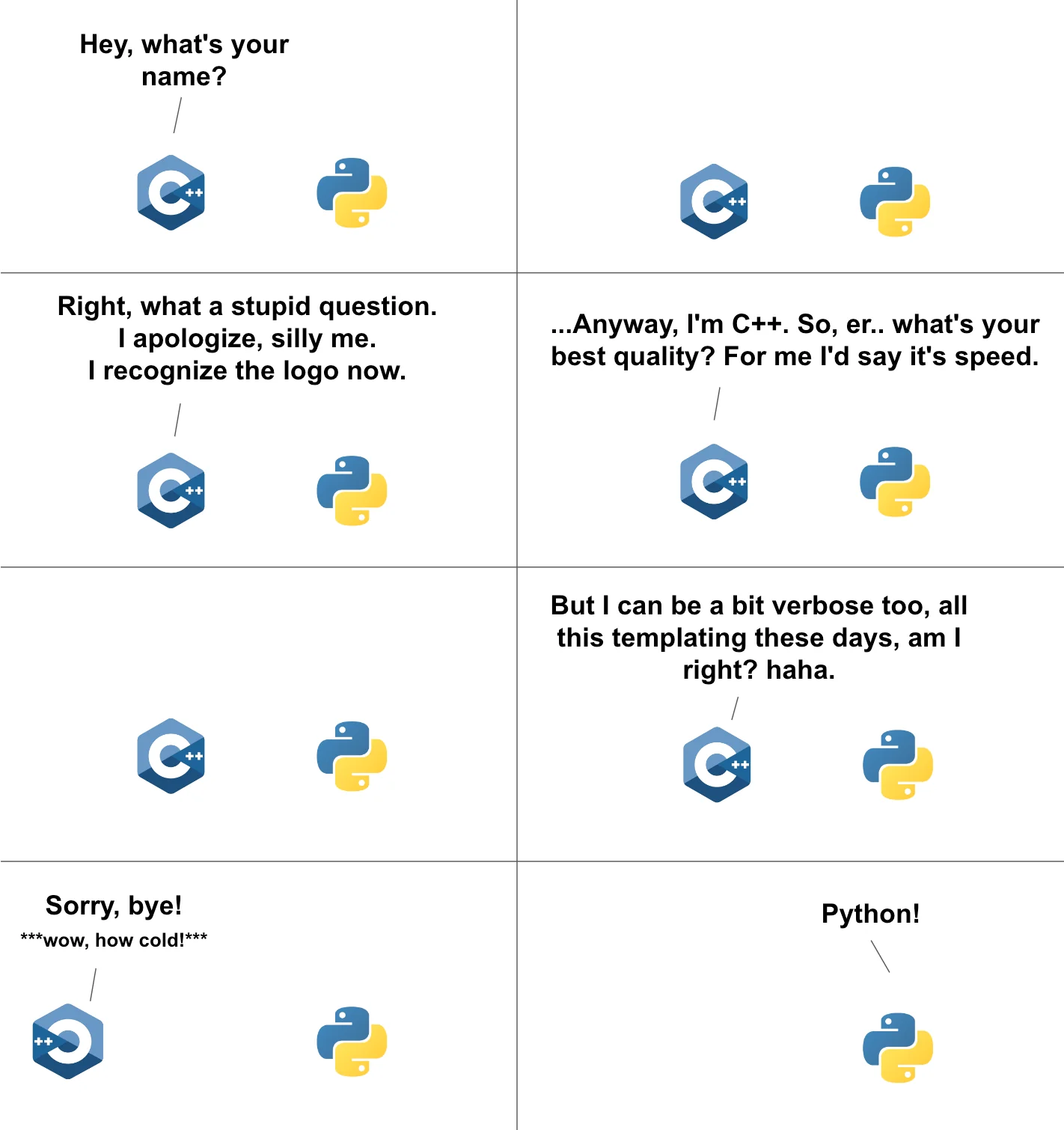 c plus plus talking to python