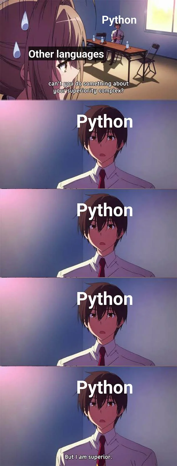 hilarious python coding meme