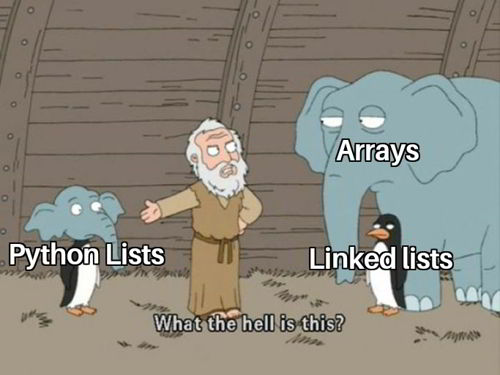 python funny meme 6 - lists