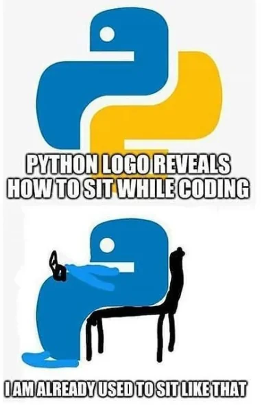 python logo meme