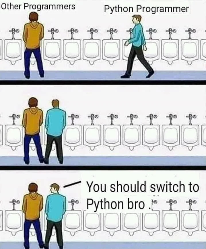 switch to python meme