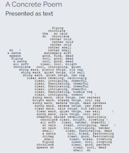 concrete poem maker by poem generator