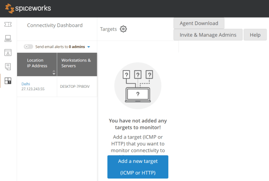 spiceworks network monitor