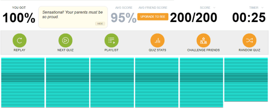 sporcle - spacebar speed test