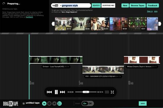 dragontape - best online mixtape maker