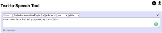 free tts tool