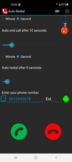 auto redial - schedule calls on android