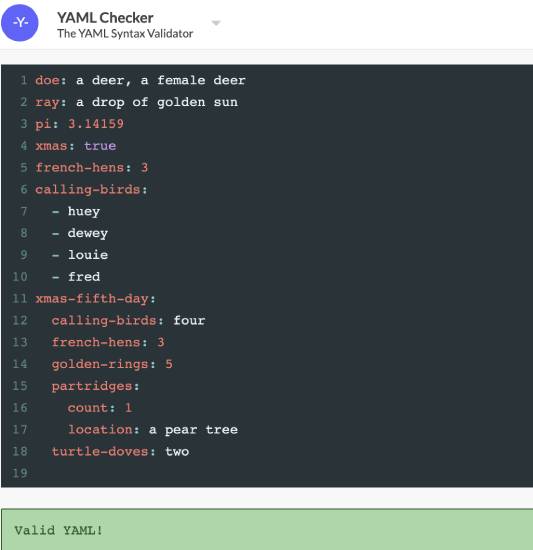 yaml checker