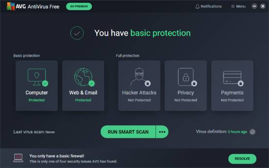 avg free antivirus