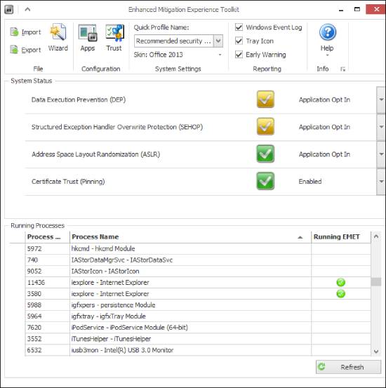 enhanced mitigation experience toolkit