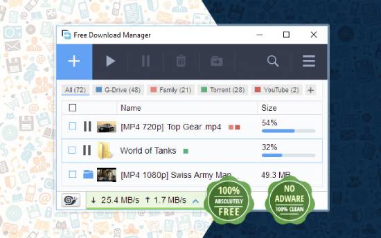 free download manager chrome extension