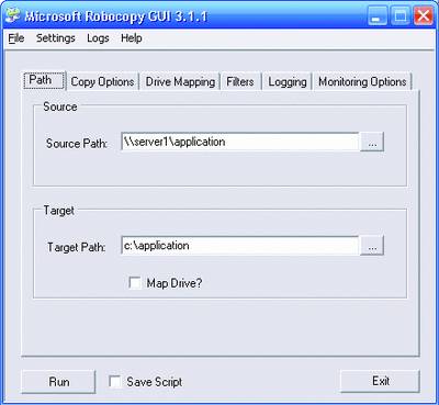 microsoft robocopy gui