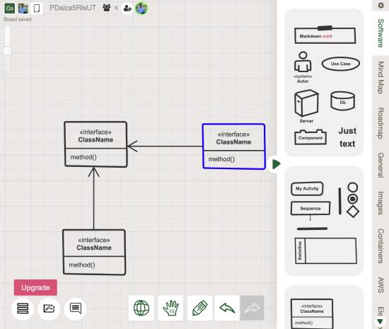 sketchboard - class diagram online tool