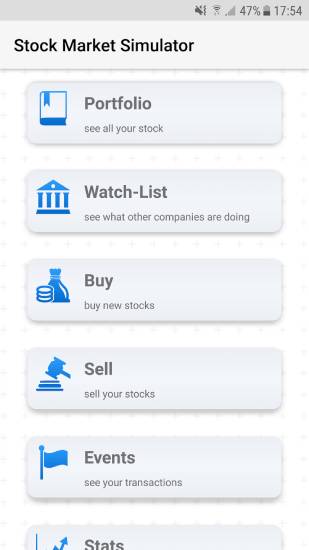 stock market simulator