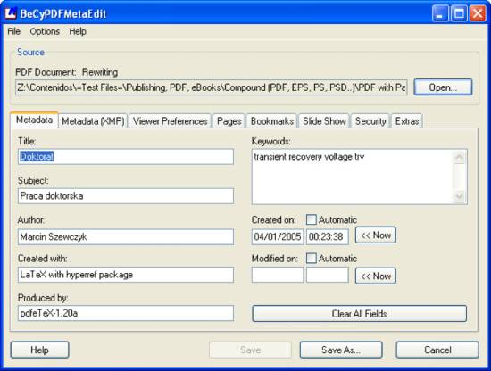 becypdfmetaedit-pdf-meta-data-editor