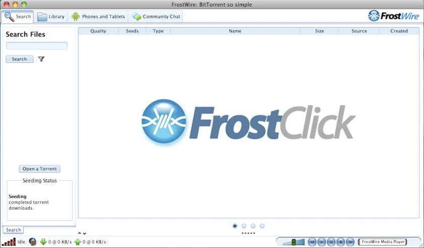 frostwire - magnet torrent downloader