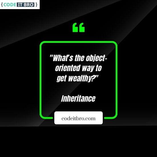 object oriented way to get healthy - inheritance