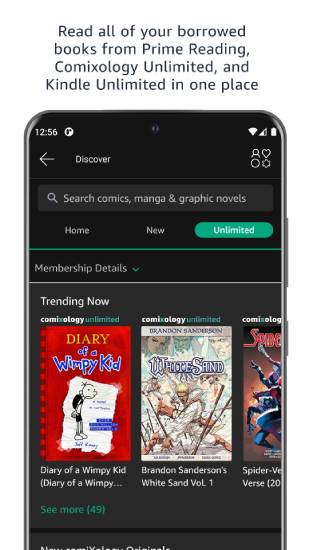 comixology - read manga novels