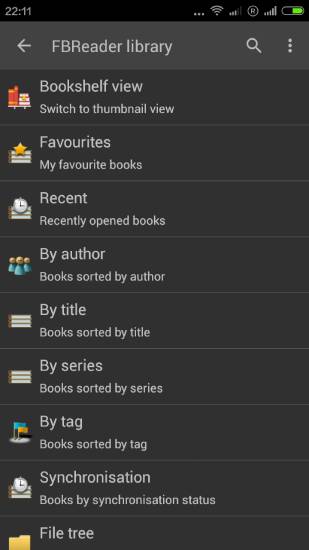 fbreader - novel reader app