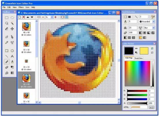 greenfish icon editor pro