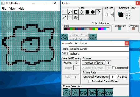 justcursors - windows cursor maker