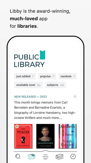 libby - novel reader android app