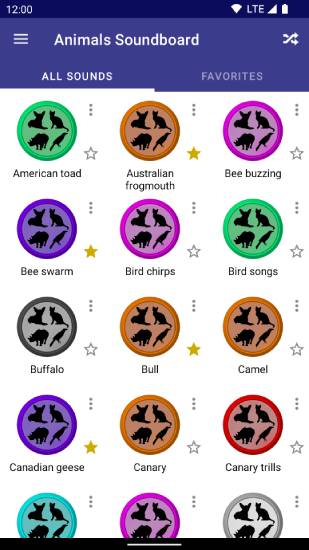 animals soundboard