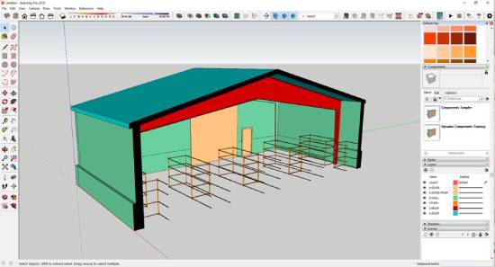 sketchup 3d auto cad software