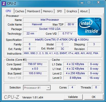 cpu-z - free benchmarking software