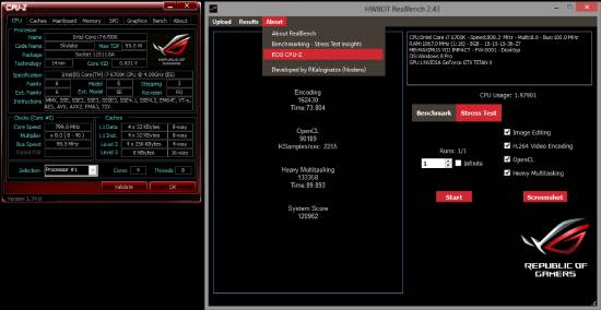 realbench asus rog