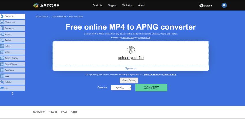 aspose mp4 to apng converter