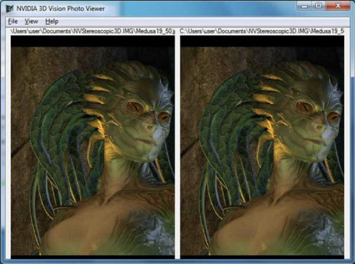 nvidia 3d vision photo viewer