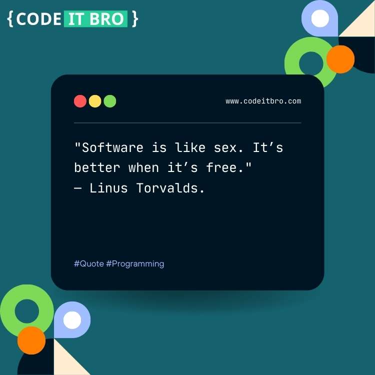 software engineering quotes - software like sex when free