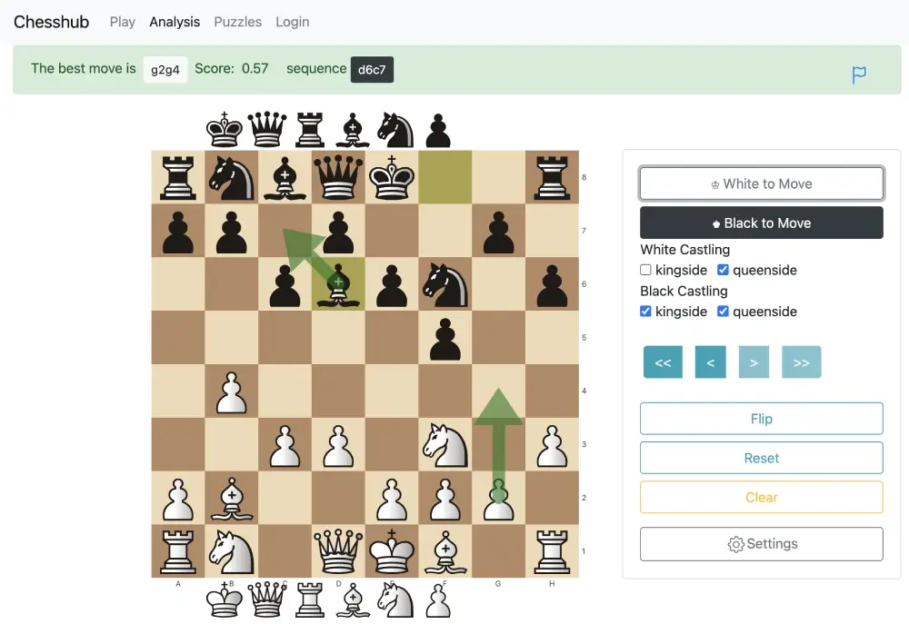 chesshub - find best chess move