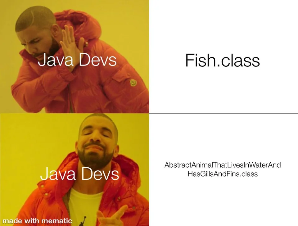 shortest ever java class name