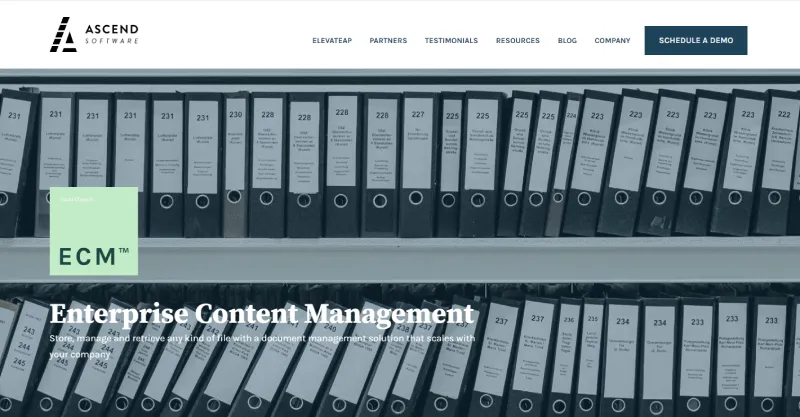 ascend enterprise content management software