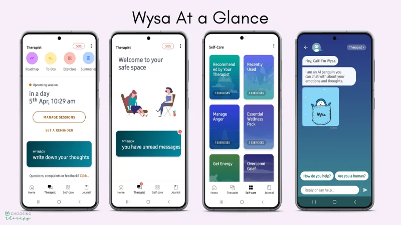 wysa ai chatbot app