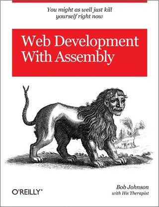 Parody O’Reilly book about web development with assembly